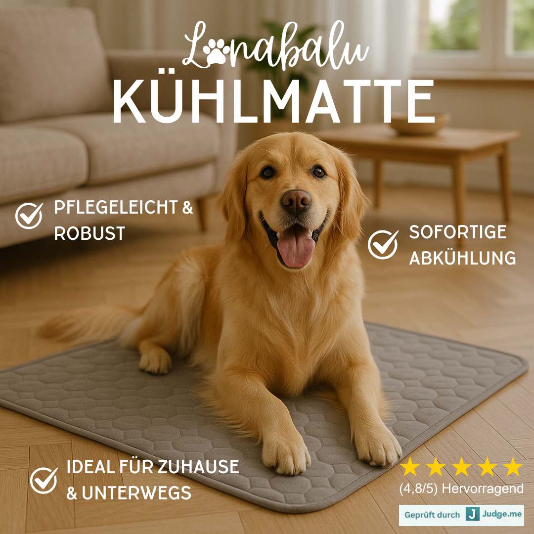 QuickCool™ Pro - Die innovative Kühlmatte für Hunde
