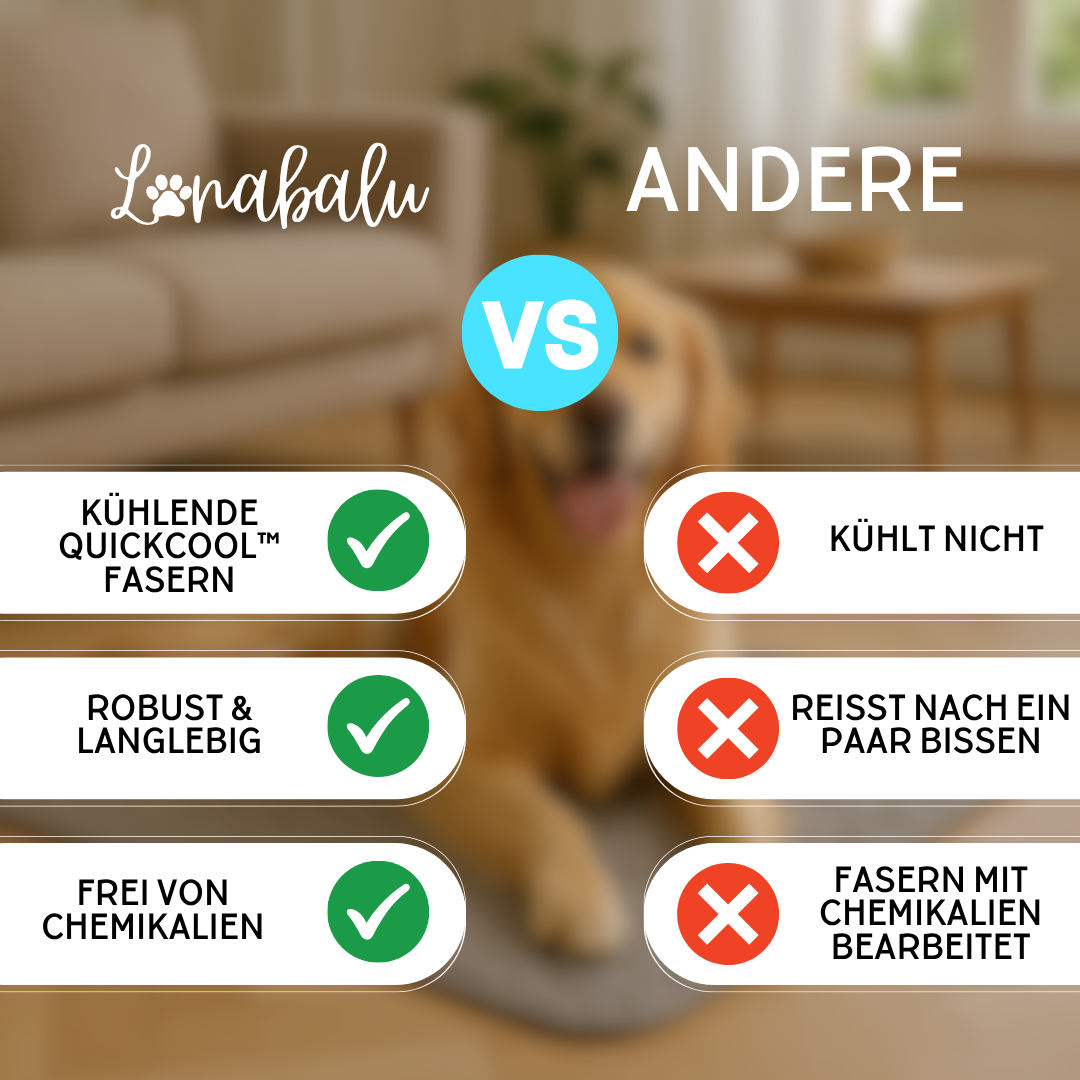 QuickCool™ Pro - Die innovative Kühlmatte für Hunde